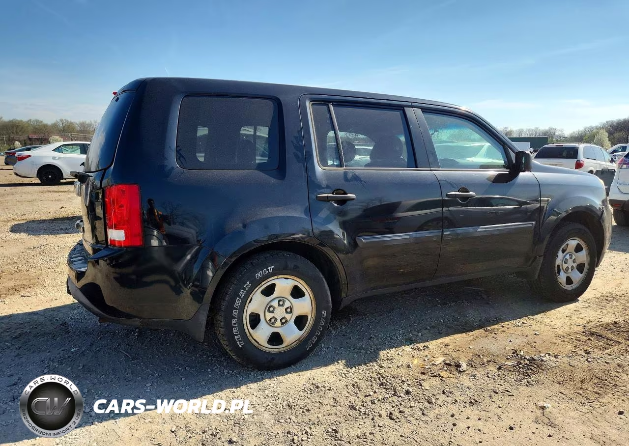2013 Honda Pilot Lx VIN:5FNYF4H22DB002788 - 3