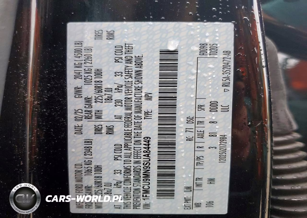 2025 Ford Escape St Line VIN:1FMCU9MN9SUA84449 - 12