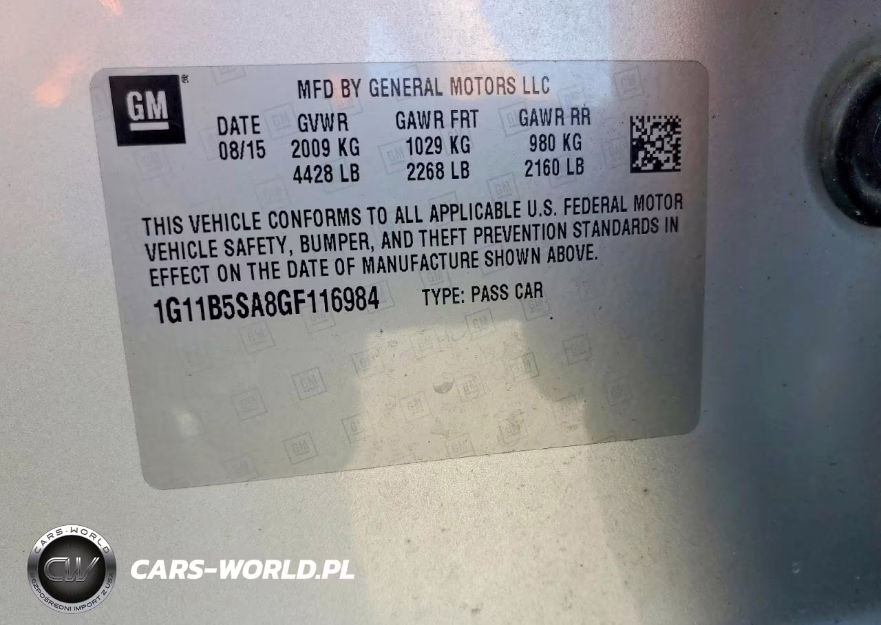 2016 Chevrolet Malibu Limited Ls VIN:1G11B5SA8GF116984 - 12