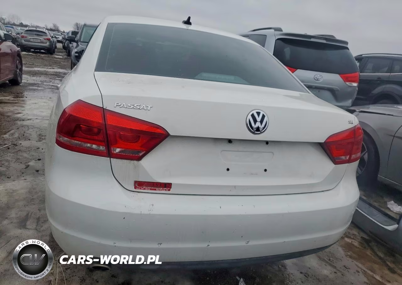 2013 Volkswagen Passat Se VIN:1VWBP7A36DC123714 - 6