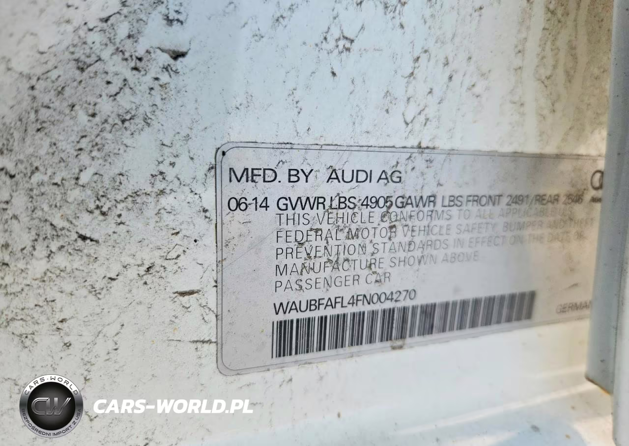 2015 Audi A4 Premium VIN:WAUBFAFL4FN004270 - 13