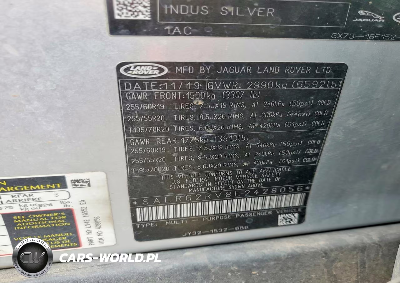 2020 Land Rover Discovery Se VIN:SALRG2RV8L2428056 - 13