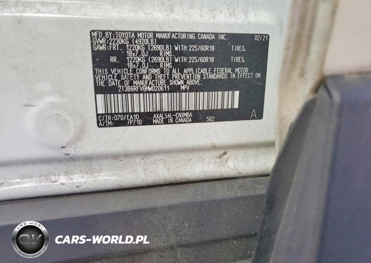 2021 Toyota Rav4 Hybrid Xle Premium VIN:2T3B6RFV6MW020611 - 12