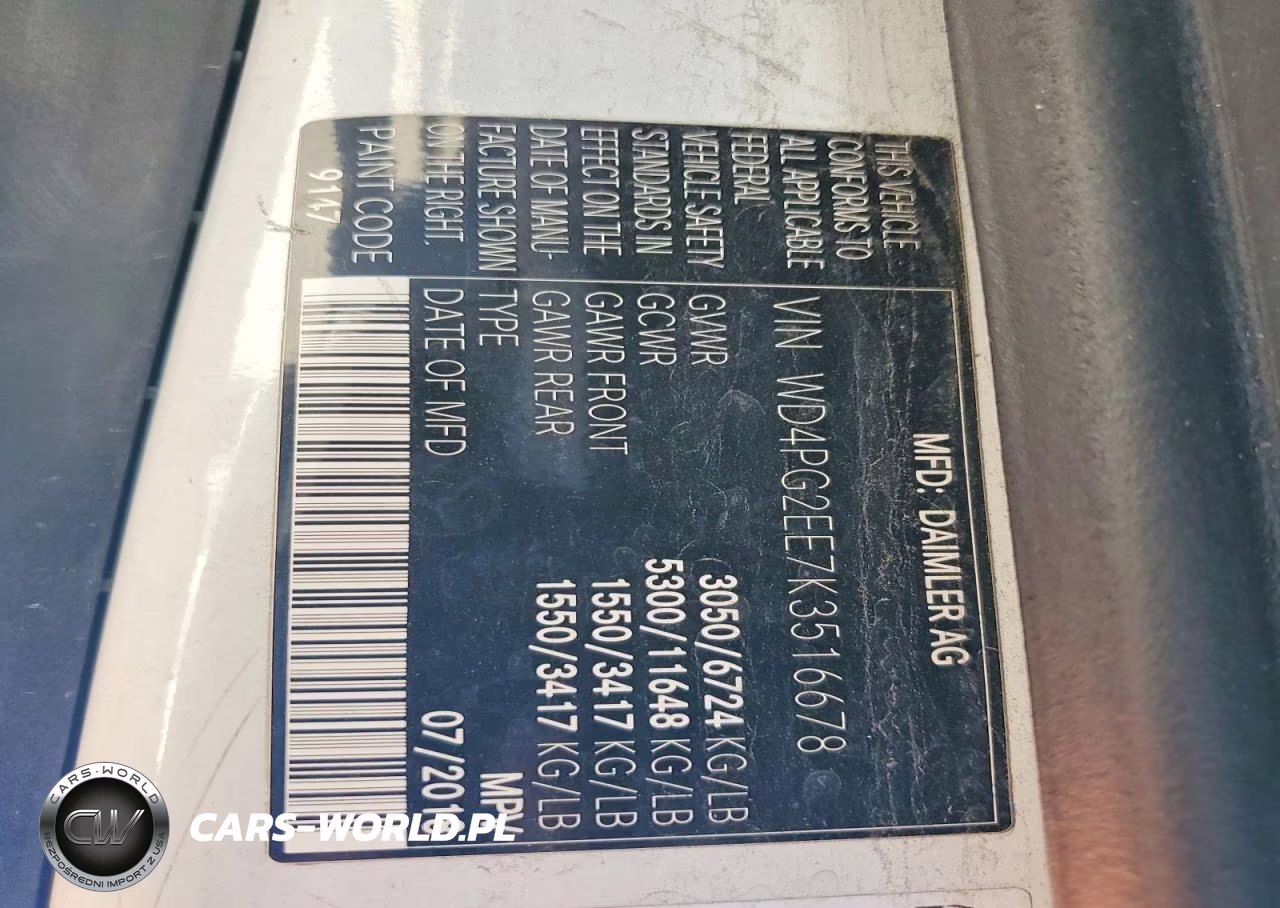 2019 Mercedes-Benz Metris VIN:WD4PG2EE7K3516678 - 13