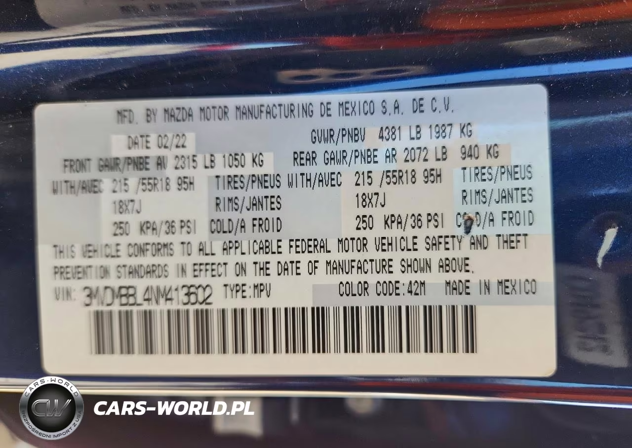 2022 Mazda Cx-30 Select VIN:3MVDMBBL4NM413602 - 13