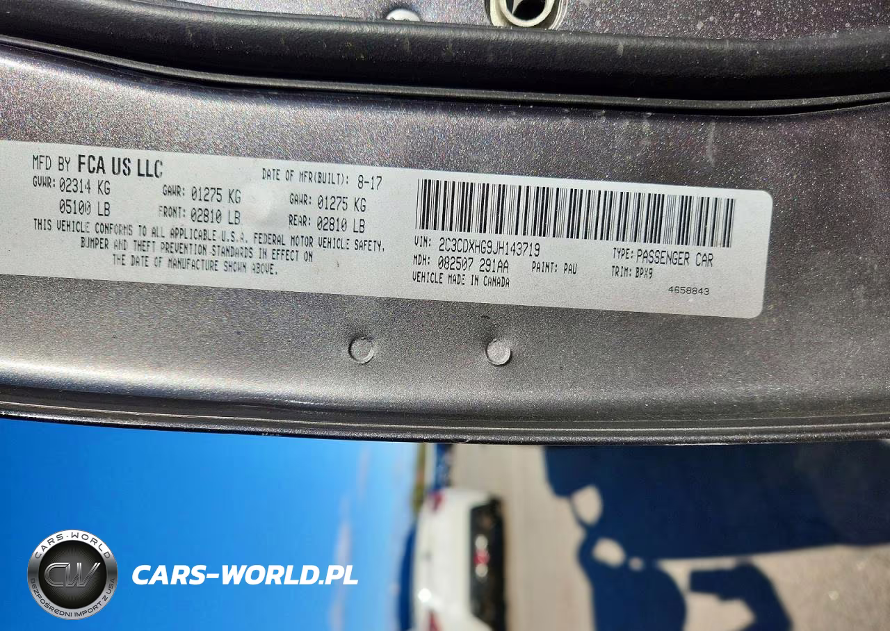 2018 Dodge Charger Sxt Plus VIN:2C3CDXHG9JH143719 - 13