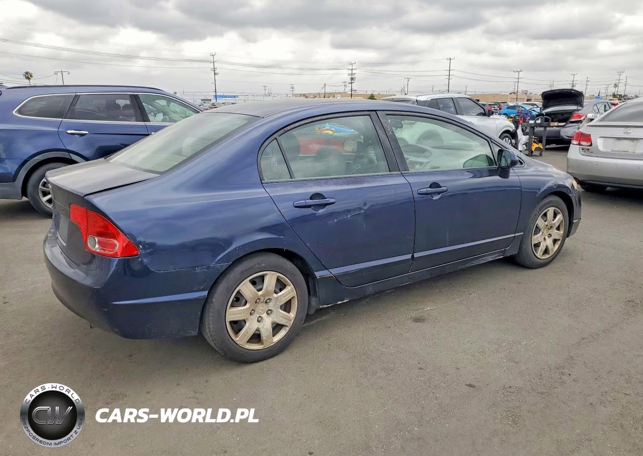 2007 Honda Civic Lx VIN:JHMFA165X7S009382 - 3