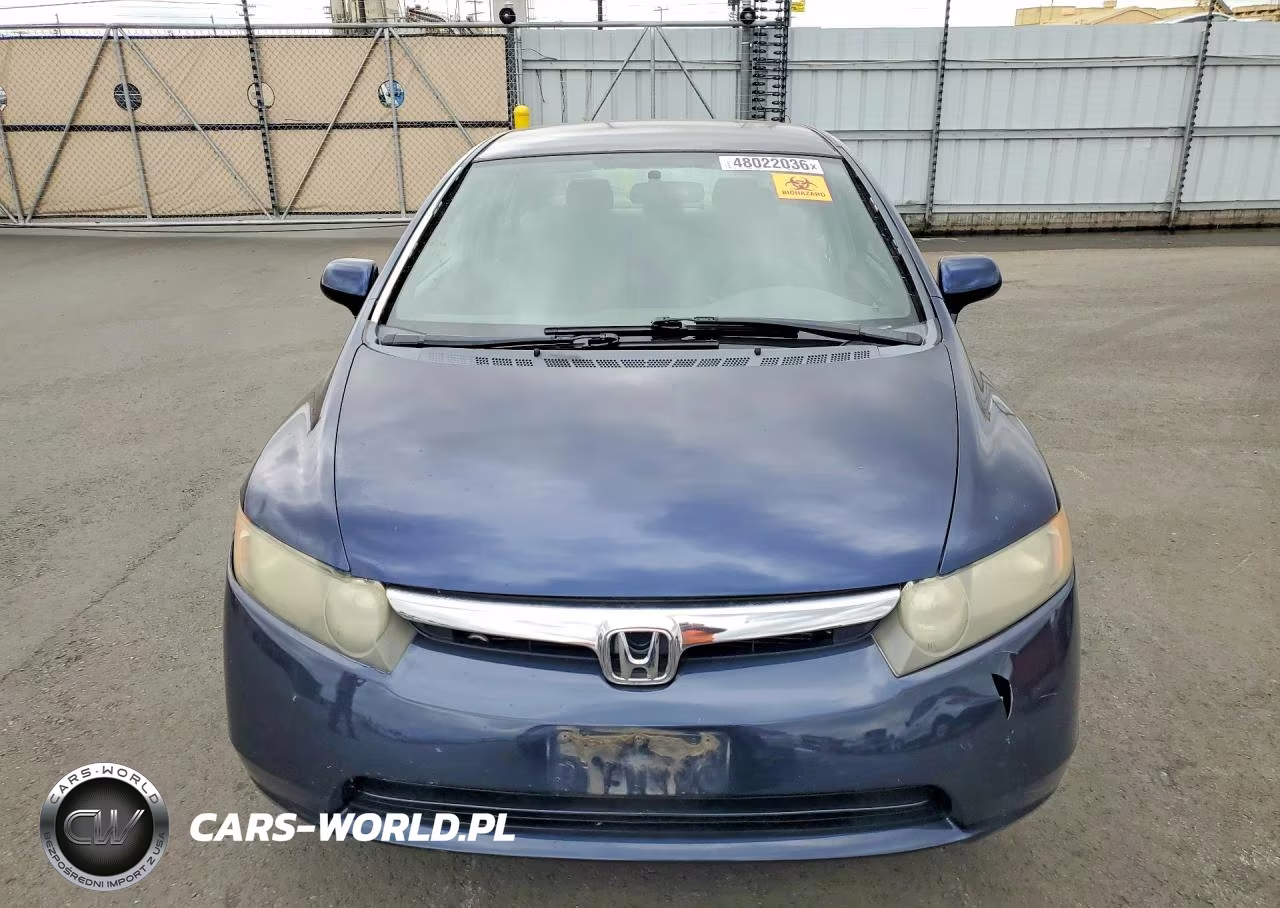 2007 Honda Civic Lx VIN:JHMFA165X7S009382 - 5
