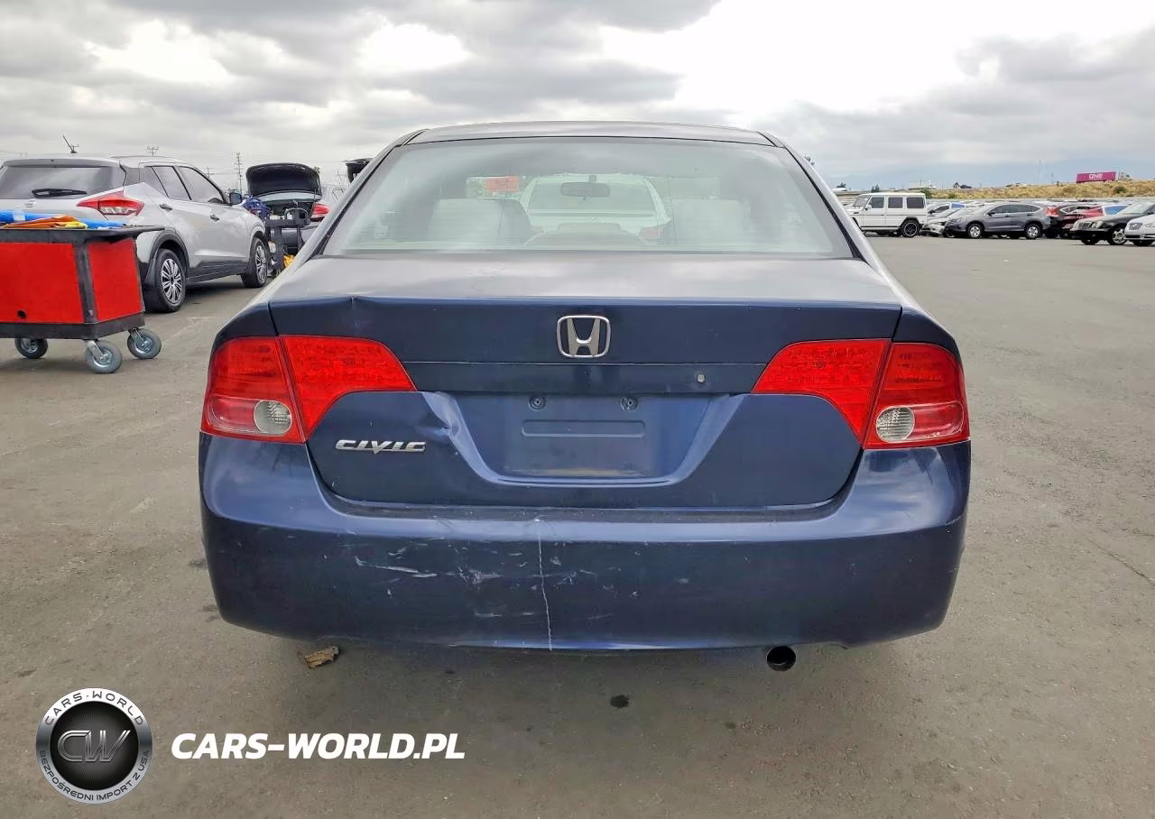 2007 Honda Civic Lx VIN:JHMFA165X7S009382 - 6