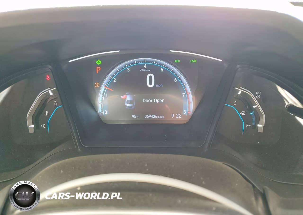 2020 Honda Civic Lx VIN:19XFC2F6XLE016808 - 9
