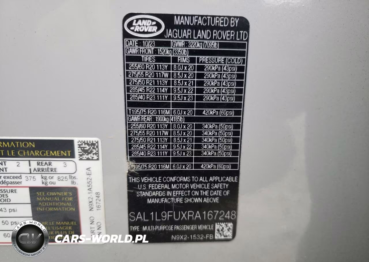 2024 Land Rover Range Rover Sport Dynamic Se VIN:SAL1L9FUXRA167248 - 13