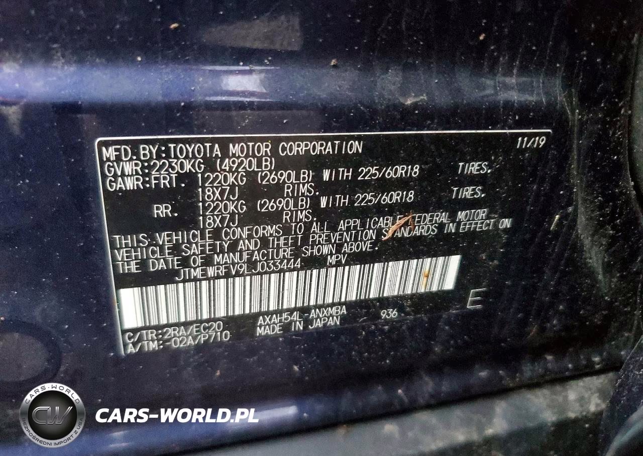 2020 Toyota Rav4 Hybrid Xse VIN:JTMEWRFV9LJ033444 - 13