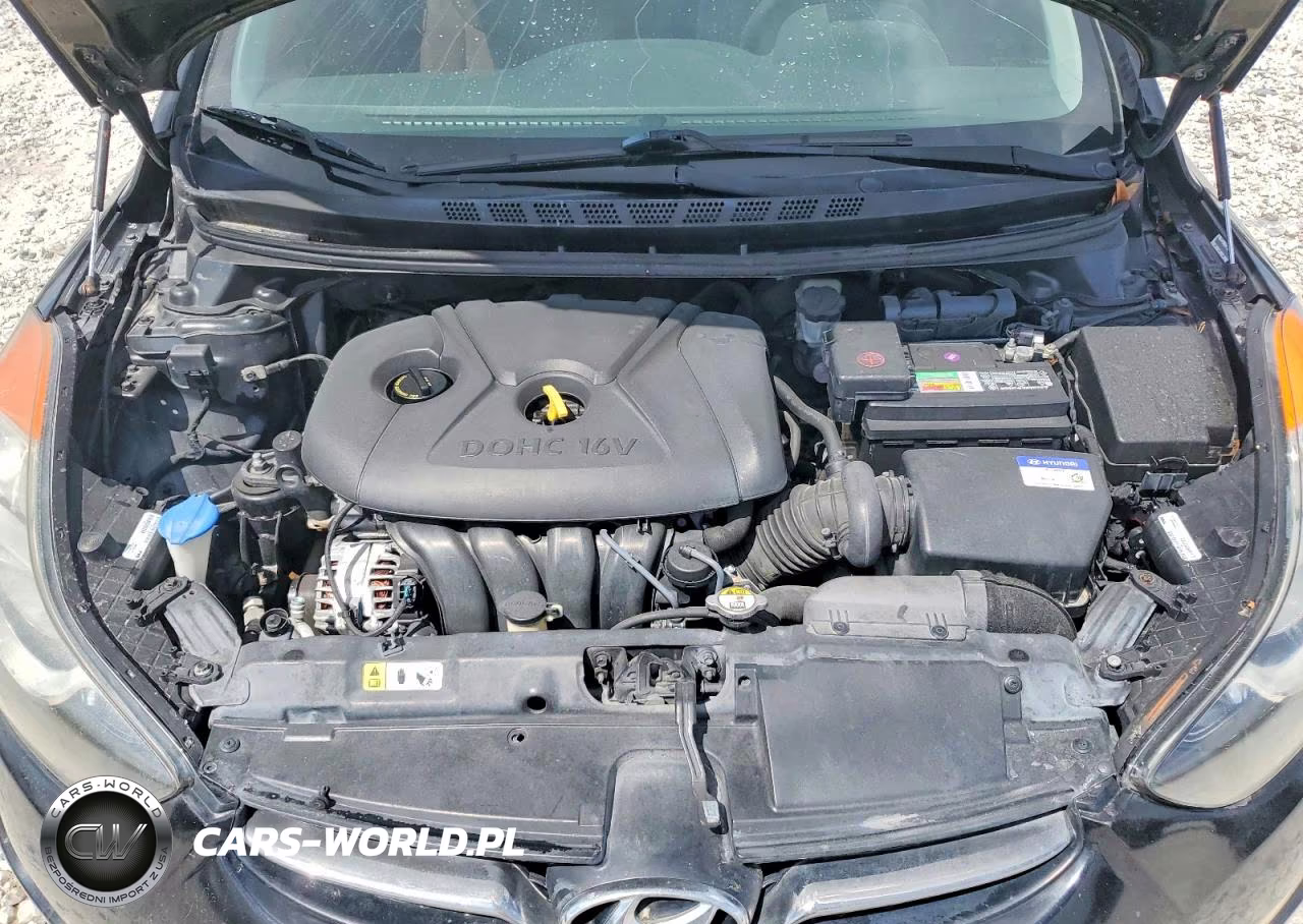 2013 Hyundai Elantra Gls VIN:KMHDH4AE7DU001197 - 11