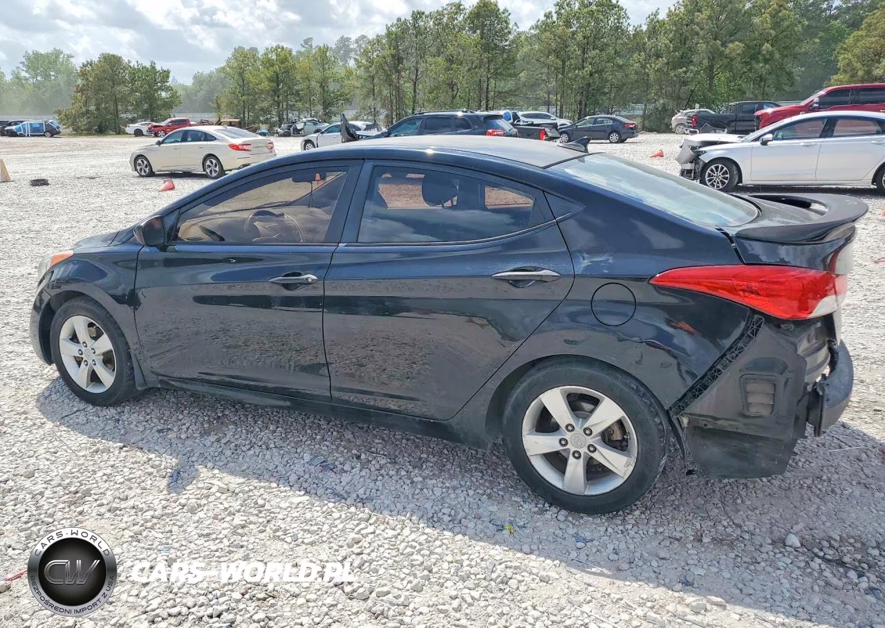 2013 Hyundai Elantra Gls VIN:KMHDH4AE7DU001197 - 2