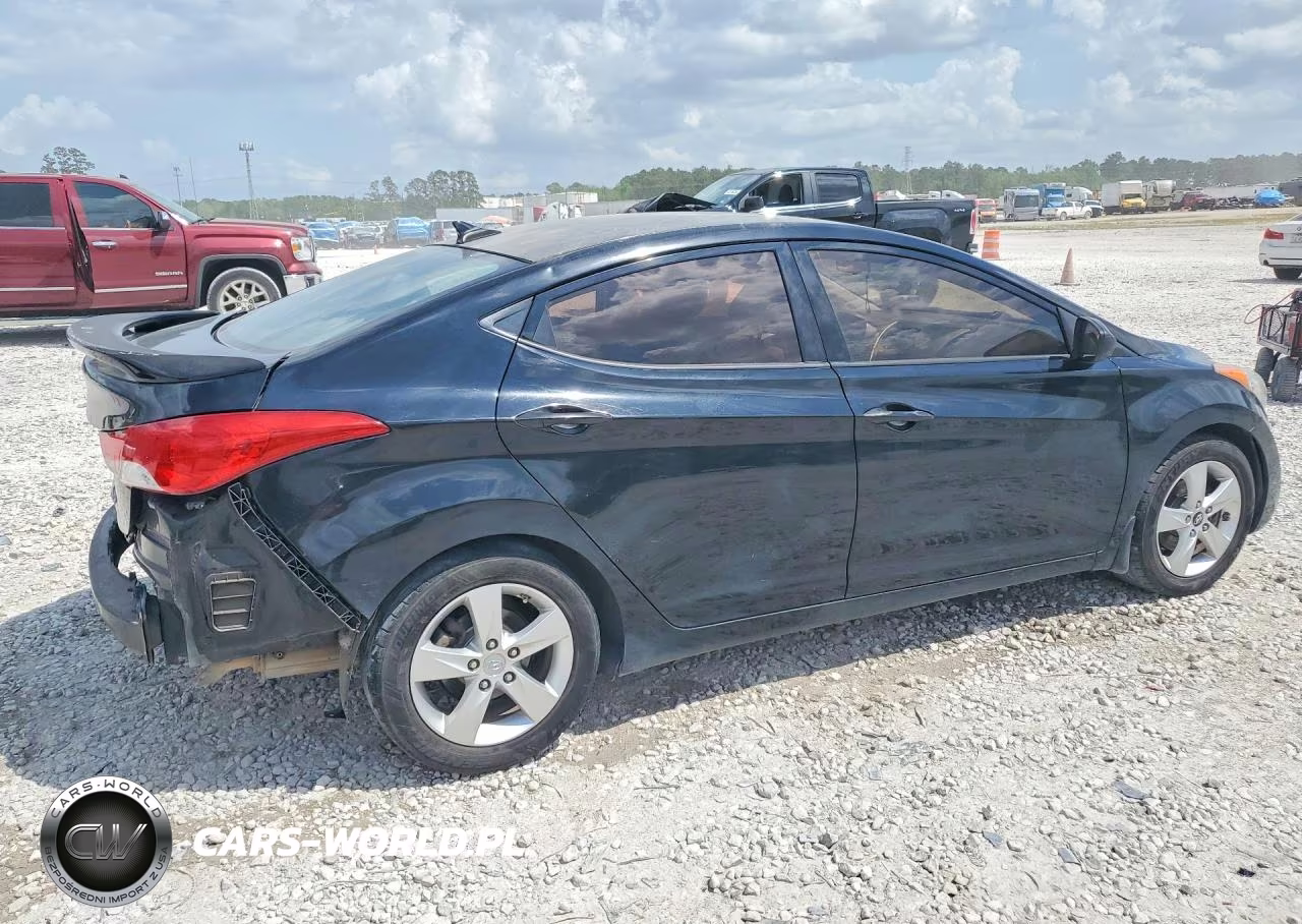 2013 Hyundai Elantra Gls VIN:KMHDH4AE7DU001197 - 3