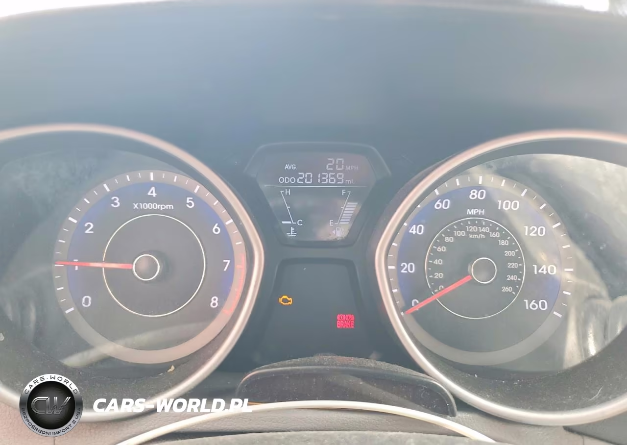 2013 Hyundai Elantra Gls VIN:KMHDH4AE7DU001197 - 9