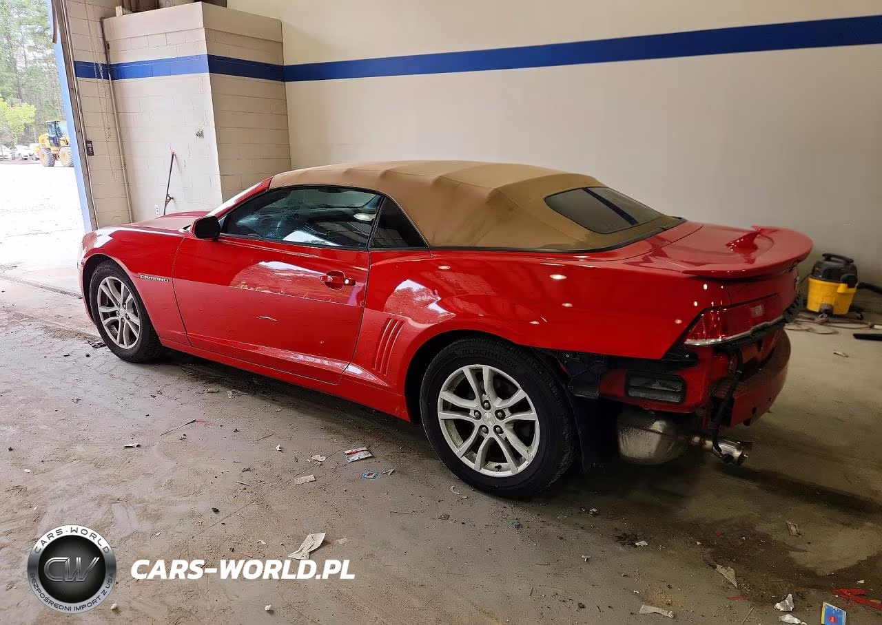 2015 Chevrolet Camaro Lt VIN:2G1FD3D39F9275894 - 2