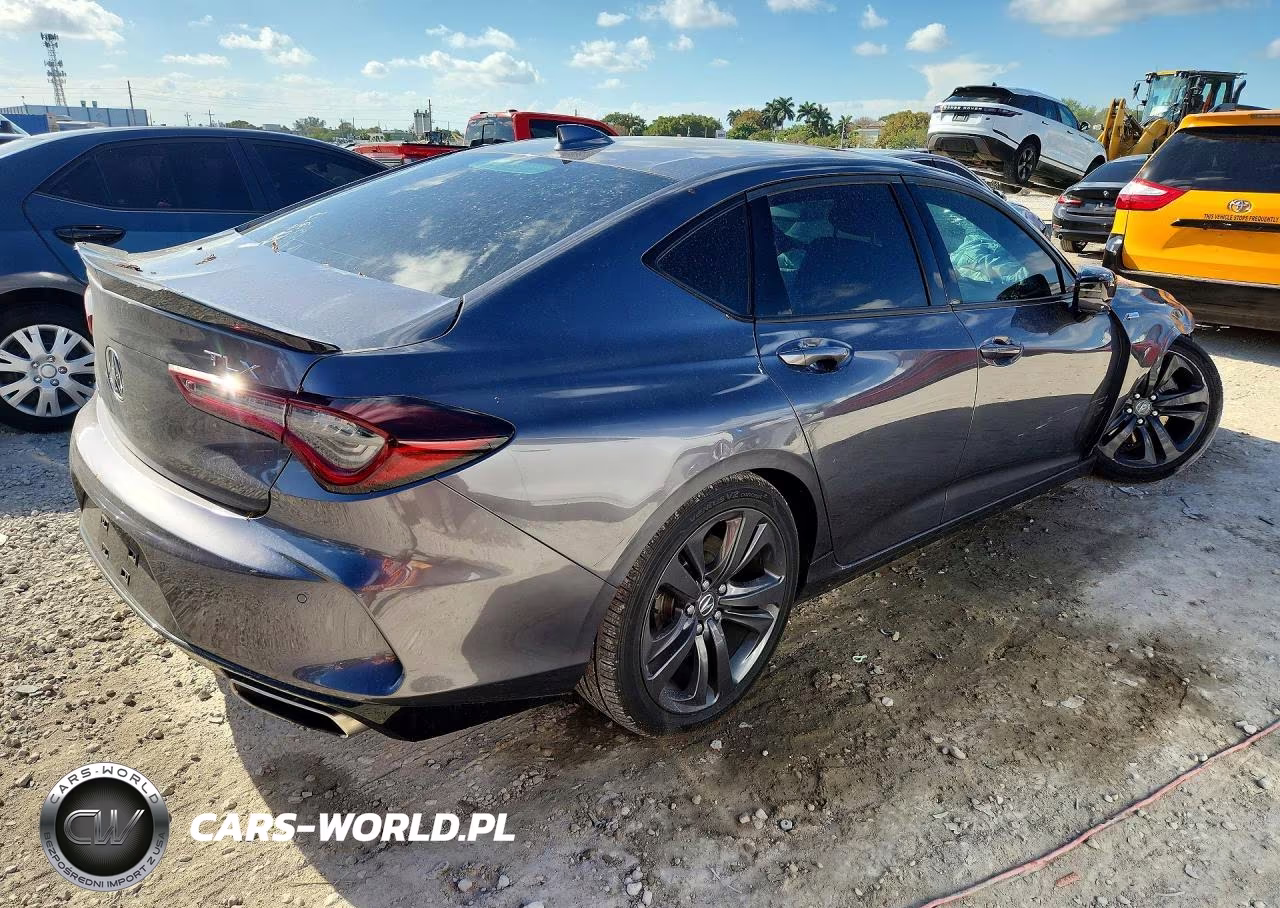 2022 Acura Tlx Tech A VIN:19UUB5F57NA002777 - 3