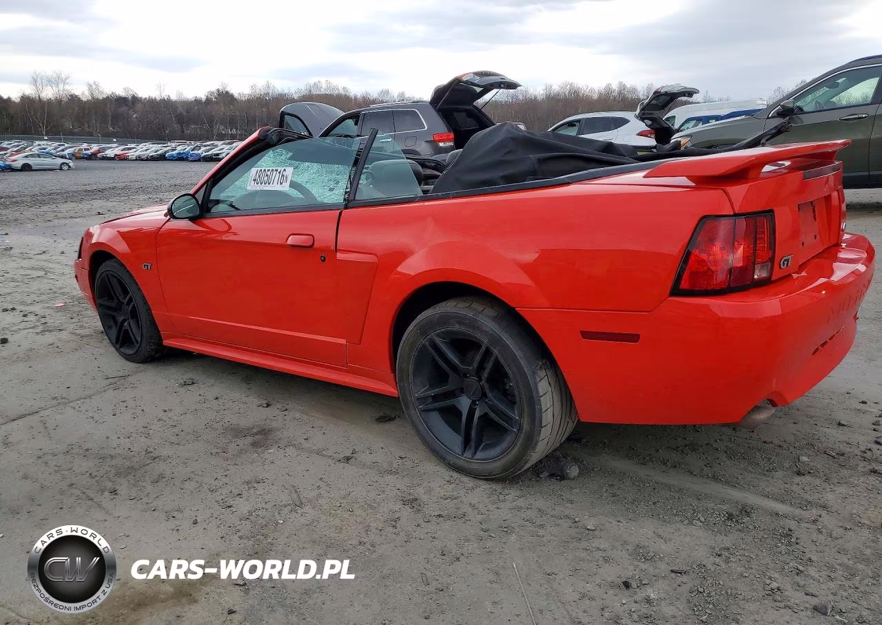 2001 Ford Mustang Gt VIN:1FAFP45X81F237116 - 2