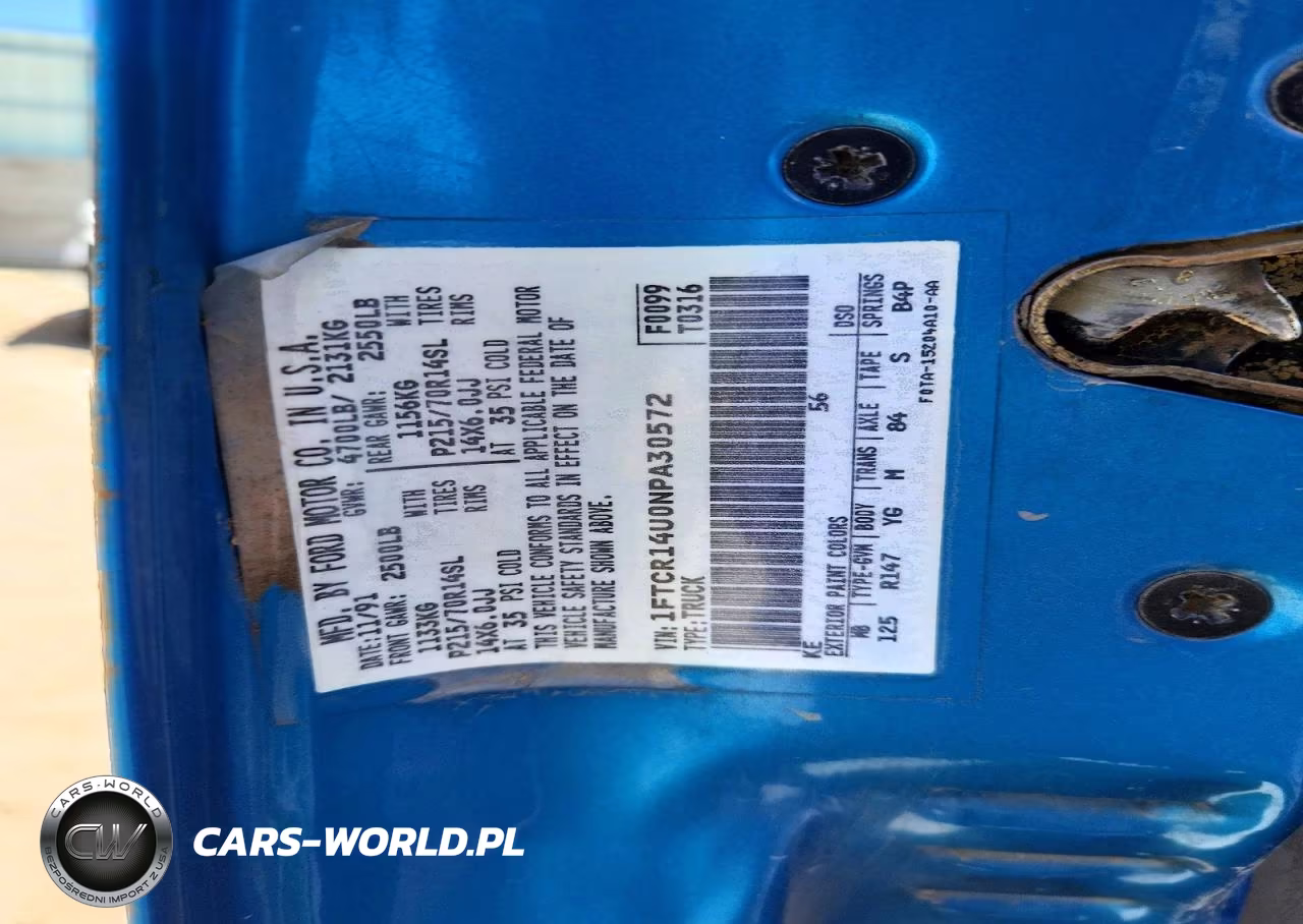 1992 Ford Ranger VIN:1FTCR14U0NPA30572 - 12