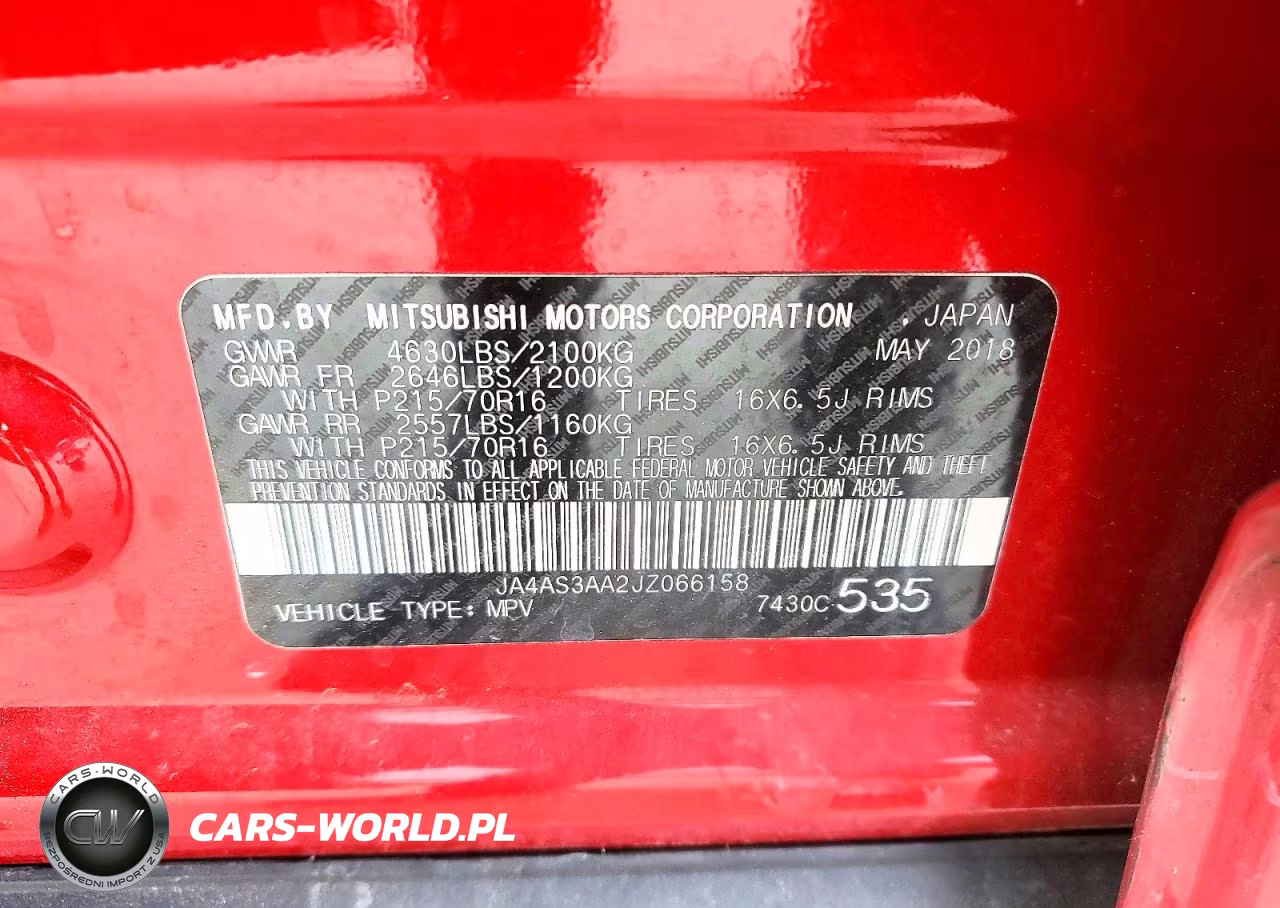 2018 Mitsubishi Eclipse Cross Es VIN:JA4AS3AA2JZ066158 - 13