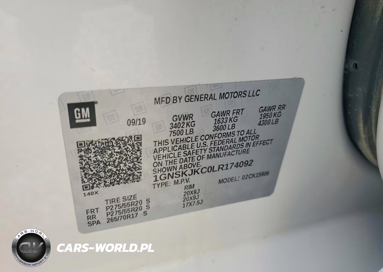 2020 Chevrolet Suburban K1500 Premier VIN:1GNSKJKC0LR174092 - 13