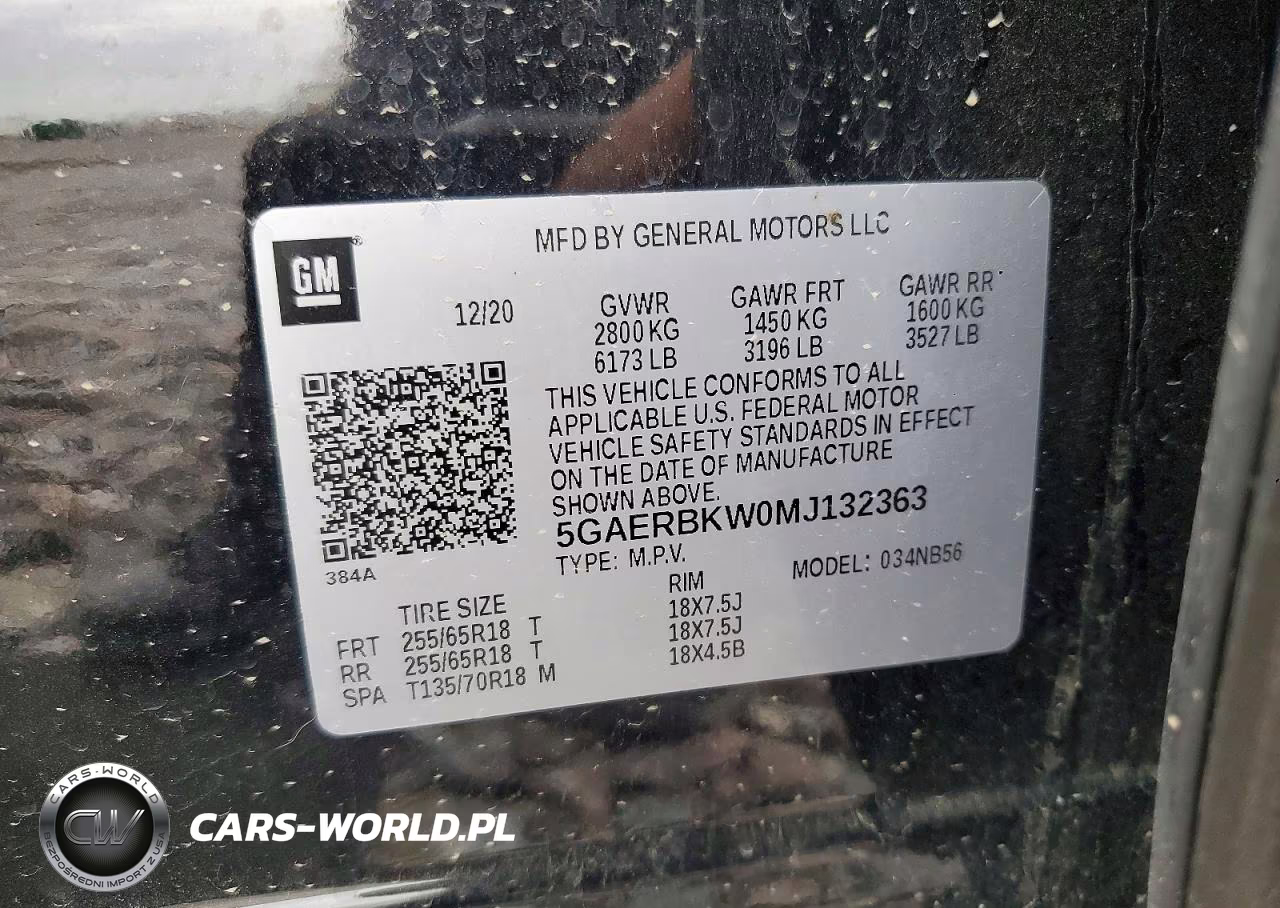 2021 Buick Enclave Essence VIN:5GAERBKW0MJ132363 - 13