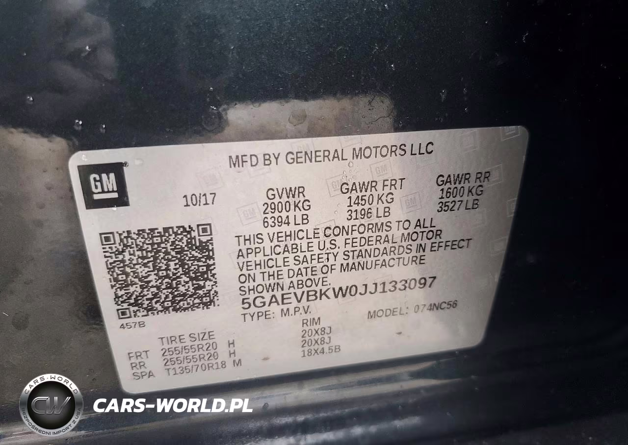 2018 Buick Enclave Premium VIN:5GAEVBKW0JJ133097 - 13
