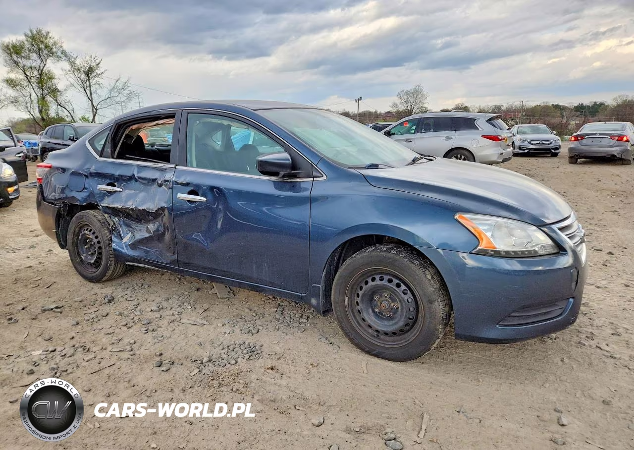 2014 Nissan Sentra S VIN:3N1AB7AP6EL682754 - 4