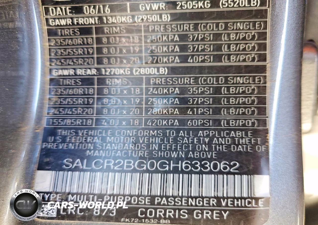 2016 Land Rover Discovery Sport Hse VIN:SALCR2BG0GH633062 - 13