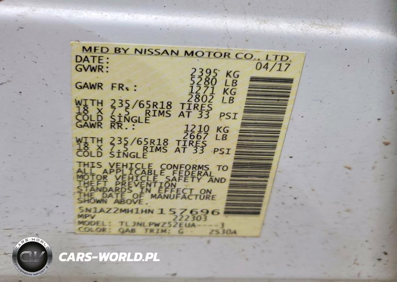 2017 Nissan Murano S VIN:5N1AZ2MH1HN157696 - 13