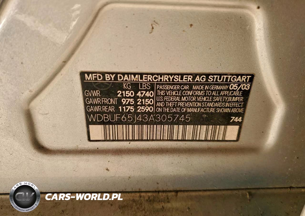 2008 Mercedes-Benz E-Class VIN:WDBUF65J43A305745 - 12