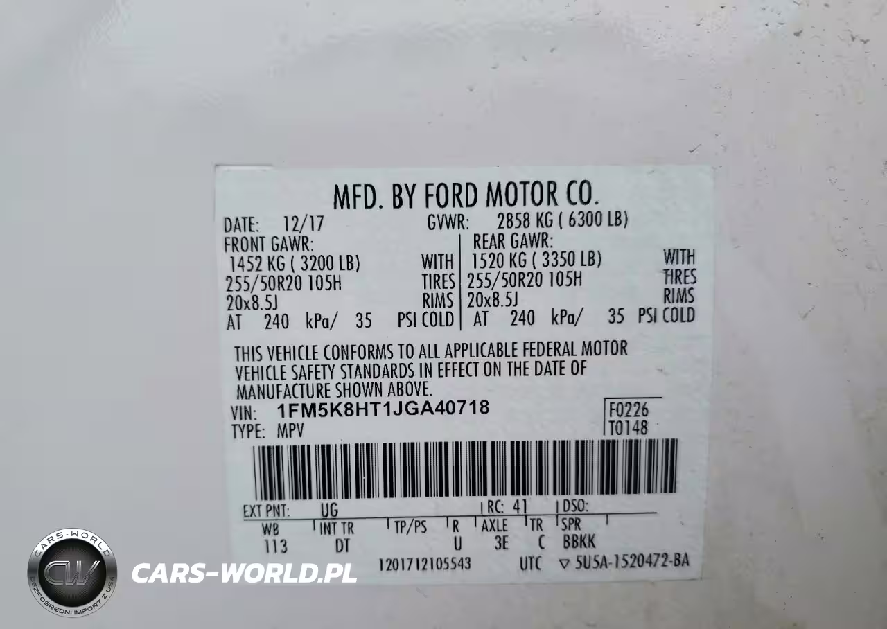 2018 Ford Explorer Platinum VIN:1FM5K8HT1JGA40718 - 13