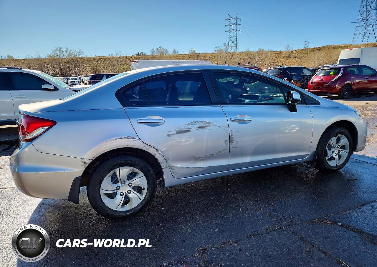 2013 Honda Civic Lx VIN:19XFB2F5XDE067270 - 3