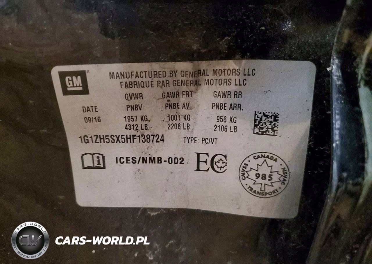 2017 Chevrolet Malibu Premier VIN:1G1ZH5SX5HF138724 - 13