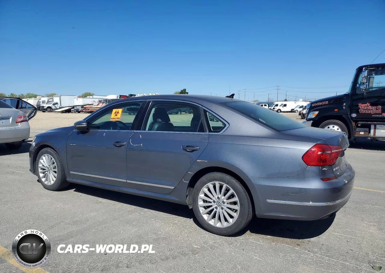 2016 Volkswagen Passat Se VIN:1VWBT7A31GC026601 - 2