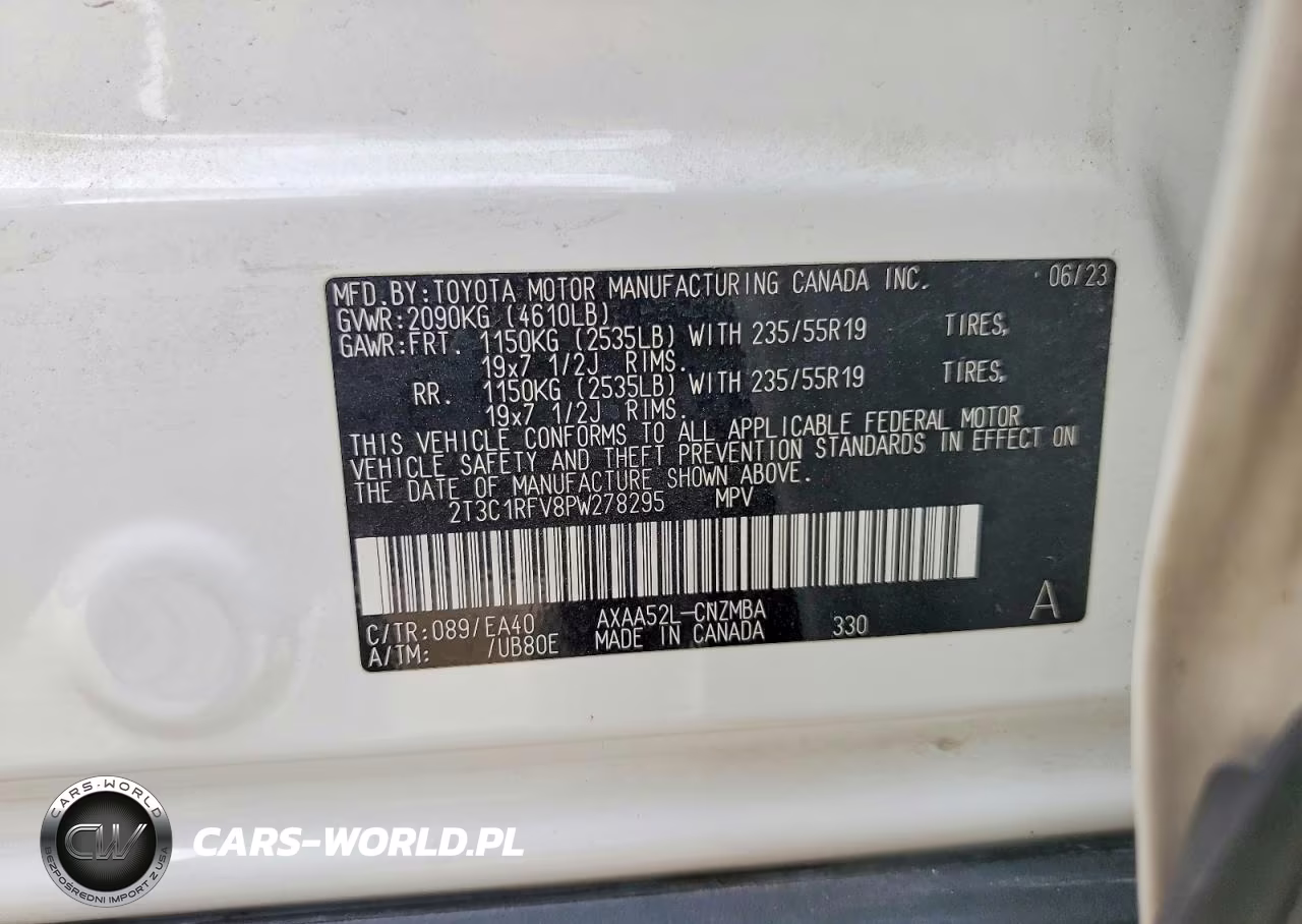 2023 Toyota Rav4 Xle Premium VIN:2T3C1RFV8PW278295 - 14