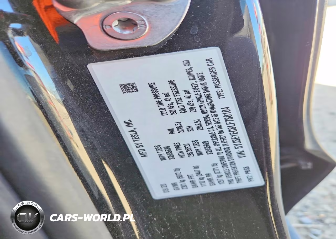 2020 Tesla Model 3 VIN:5YJ3E1EC8LF788104 - 12