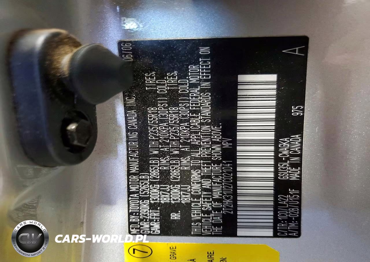 2007 Lexus Rx 350 Base VIN:2T2HK31U27C021041 - 13