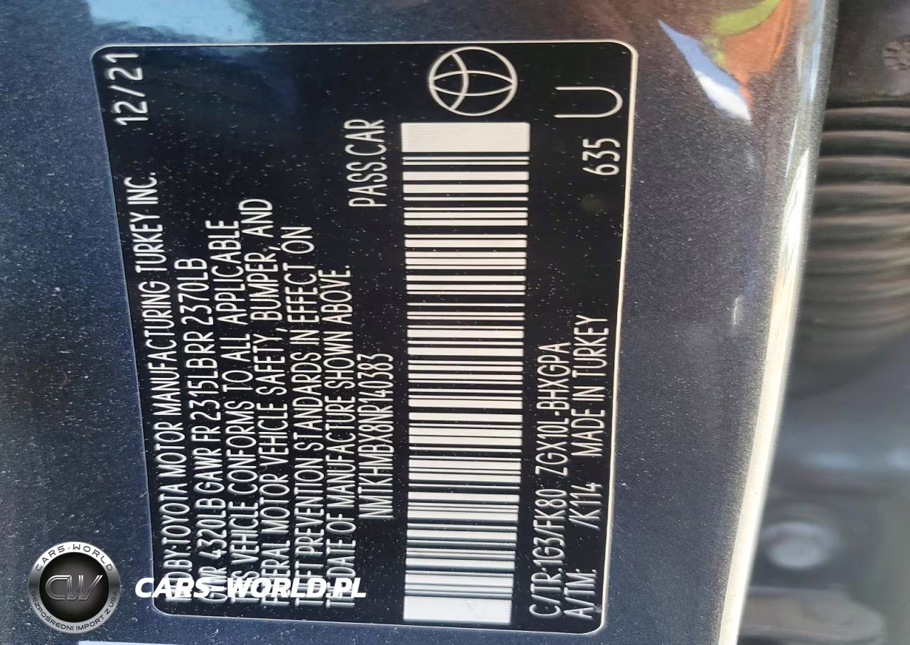 2022 Toyota C-Hr Xle VIN:NMTKHMBX8NR140383 - 12