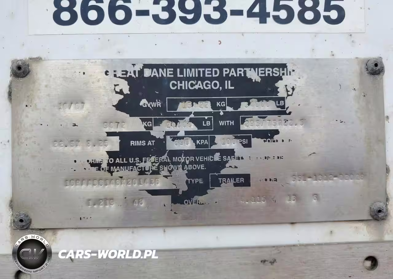 2008 GREAT DANE TRAILER  VIN:1GRAA56148K201436 - 10