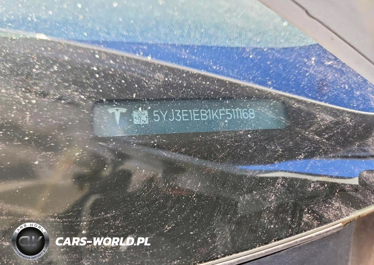 2019 Tesla Model 3 VIN:5YJ3E1EB1KF511168 - 12