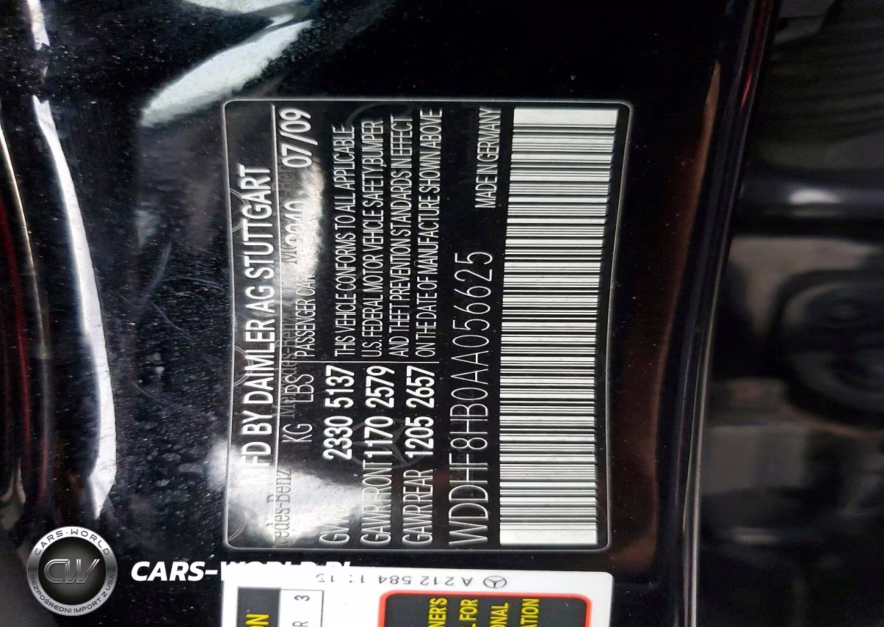 2010 Mercedes-Benz E 350 4Matic VIN:WDDHF8HB0AA056625 - 12