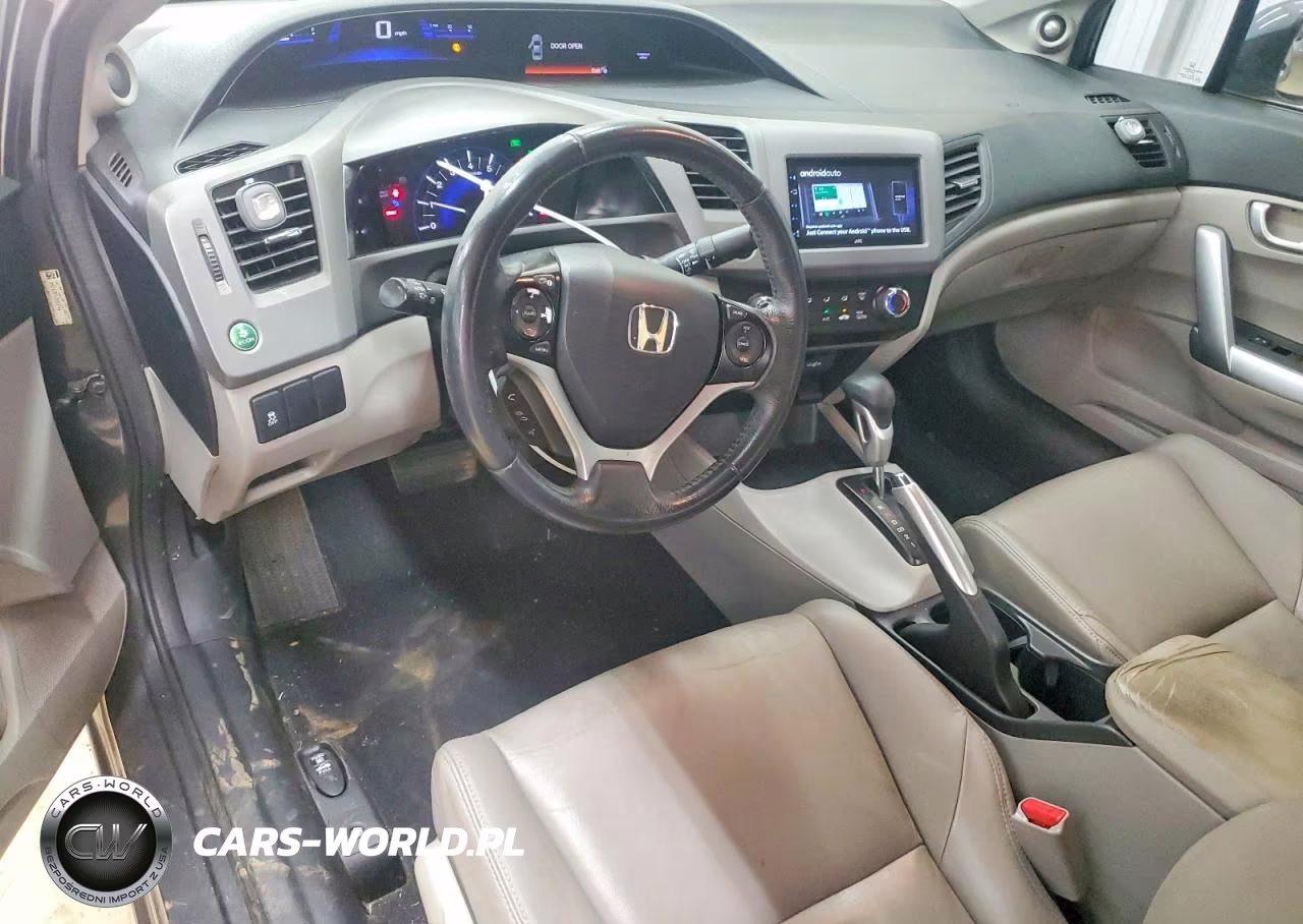 2012 Honda Civic Exl VIN:2HGFG3B03CH528749 - 8
