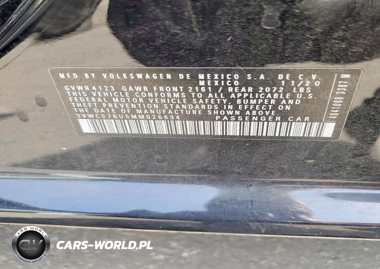 2021 Volkswagen Jetta S VIN:3VWC57BU5MM026634 - 12