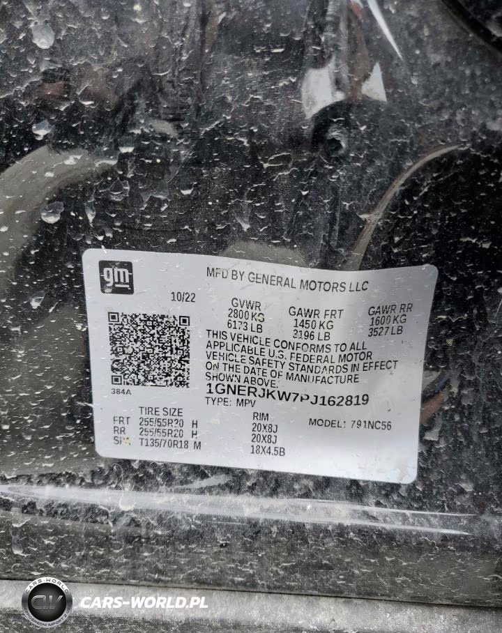 2023 Chevrolet Traverse Rs VIN:1GNERJKW7PJ162819 - 14