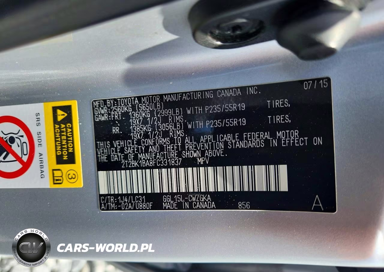 2015 Lexus Rx 350 F Sport VIN:2T2BK1BA8FC331837 - 12