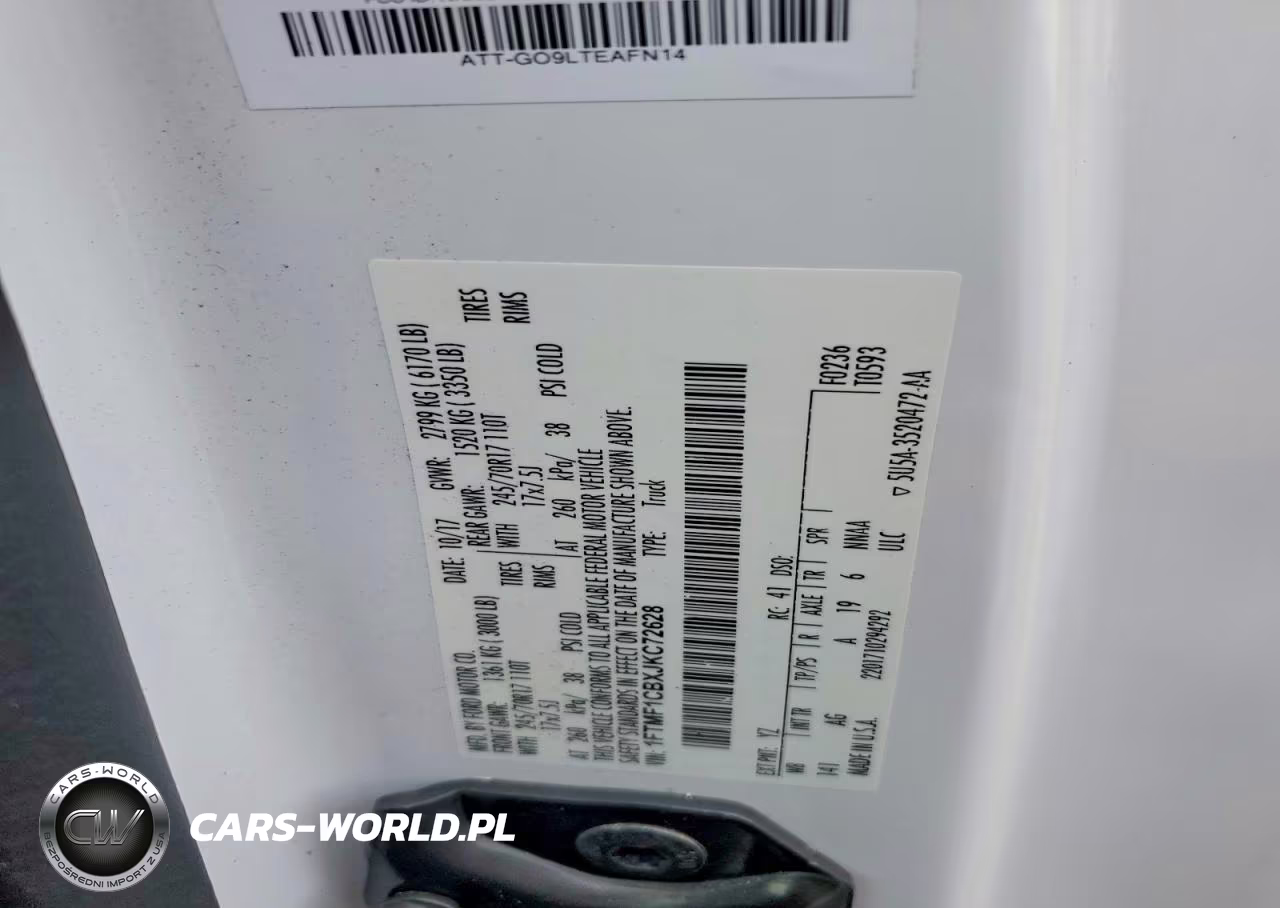 2018 Ford F150 VIN:1FTMF1CBXJKC72628 - 12