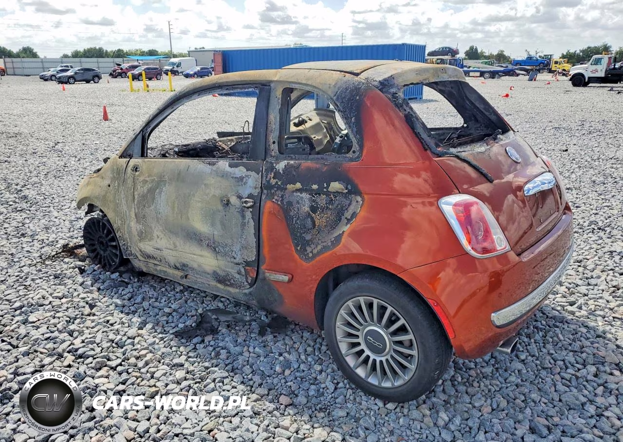 2012 Fiat 500 Lounge VIN:3C3CFFCRXCT110977 - 2