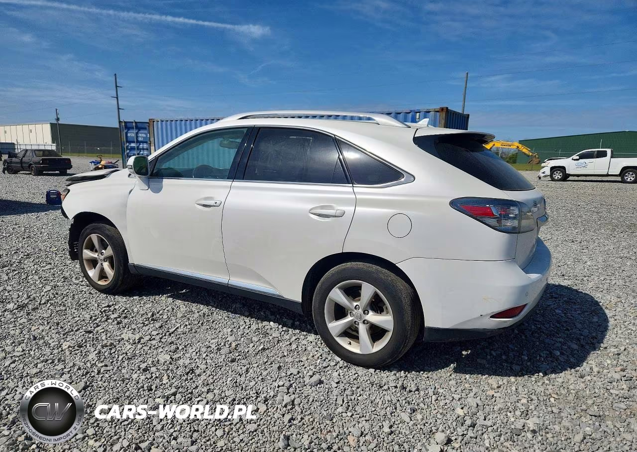 2012 Lexus Rx 350 Base VIN:2T2BK1BA0CC125326 - 2